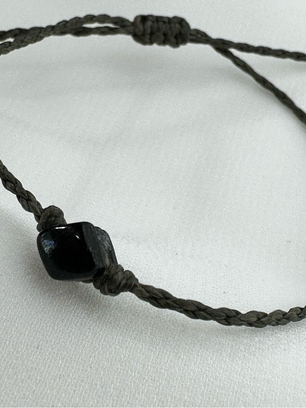 Guatemalan Black Jade Bead Bracele